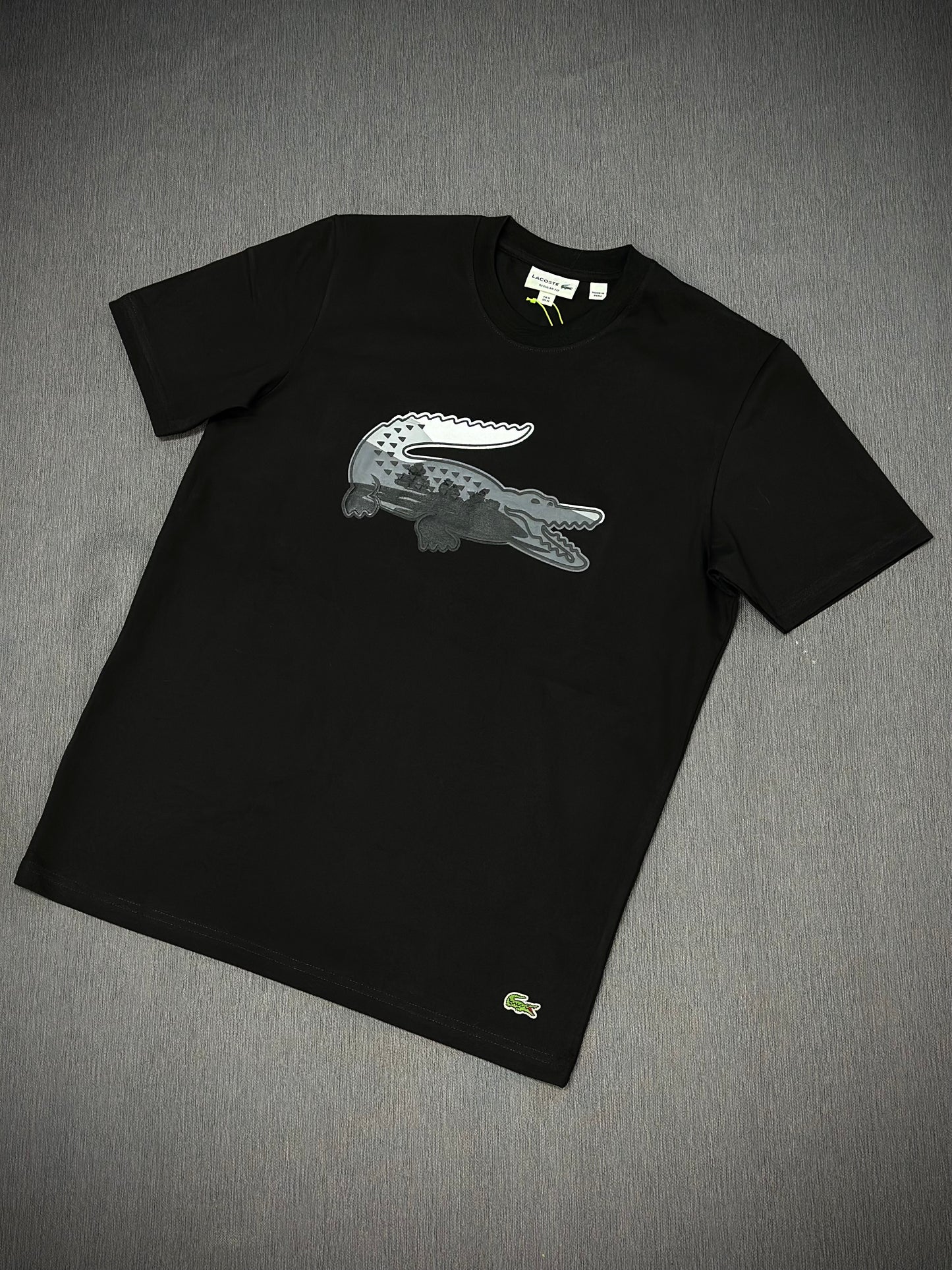 CAMISETA LACOSTE NEGRO