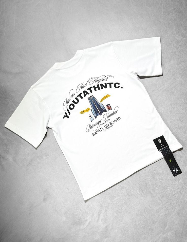 CAMISETA Y/OUT AIRLINES BLANCA