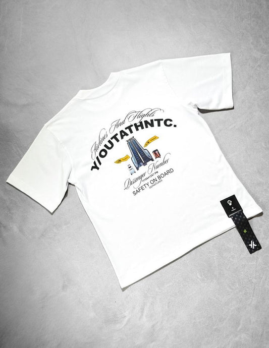 CAMISETA Y/OUT AIRLINES BLANCA
