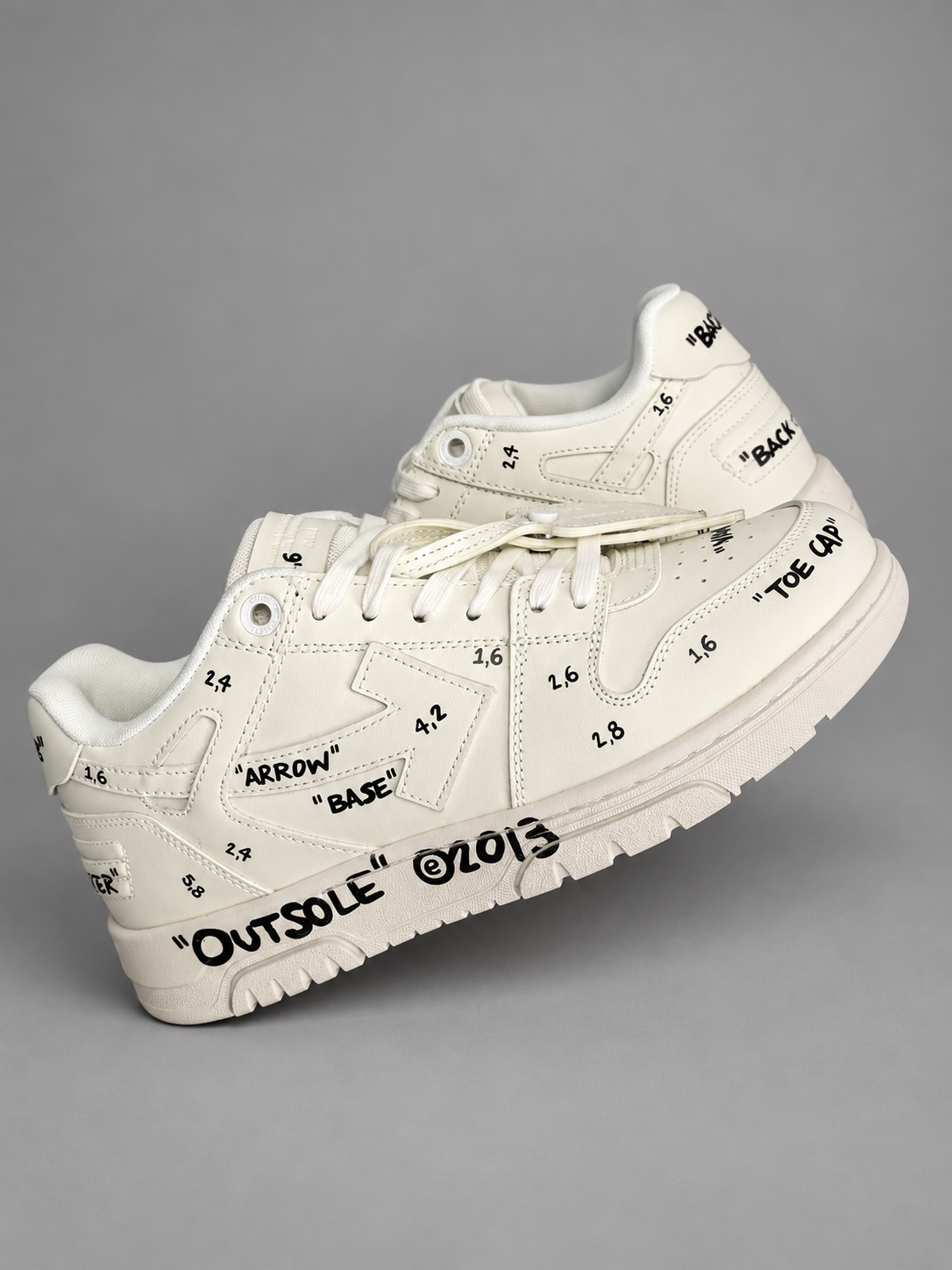 ZAPATOS TURCOS OFF WHITE BLANCOS 2013