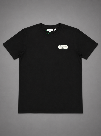 CAMISETA LACOSTE NEGRA GAME SET