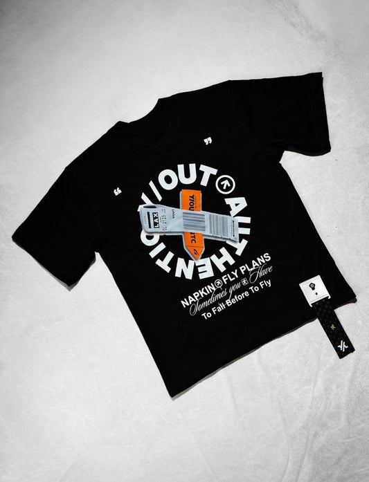 CAMISETA Y/OUT LOGO CIRCULAR BLANCO