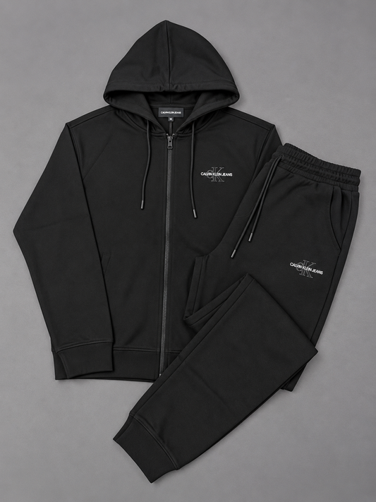 CONJUNTO CALVIN KLEIN NEGRO LOGO PEQUEÑO