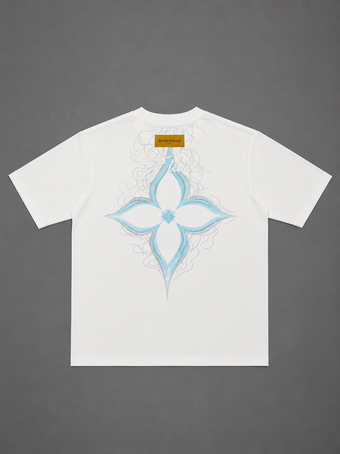 CAMISETA TURCA LOUIS VUITTON BLANCA AZUL