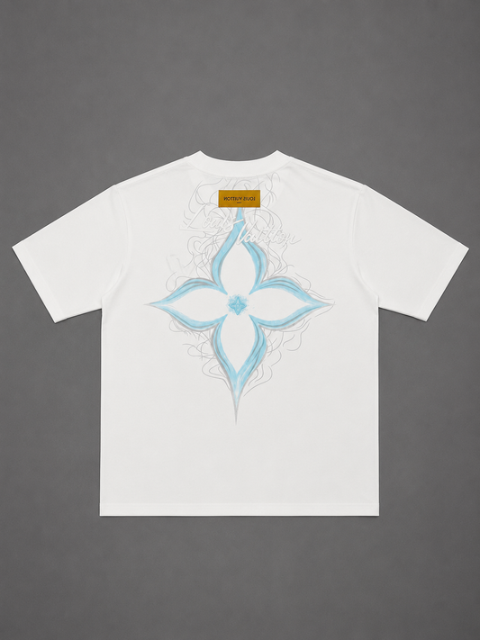 CAMISETA TURCA LOUIS VUITTON BLANCA AZUL