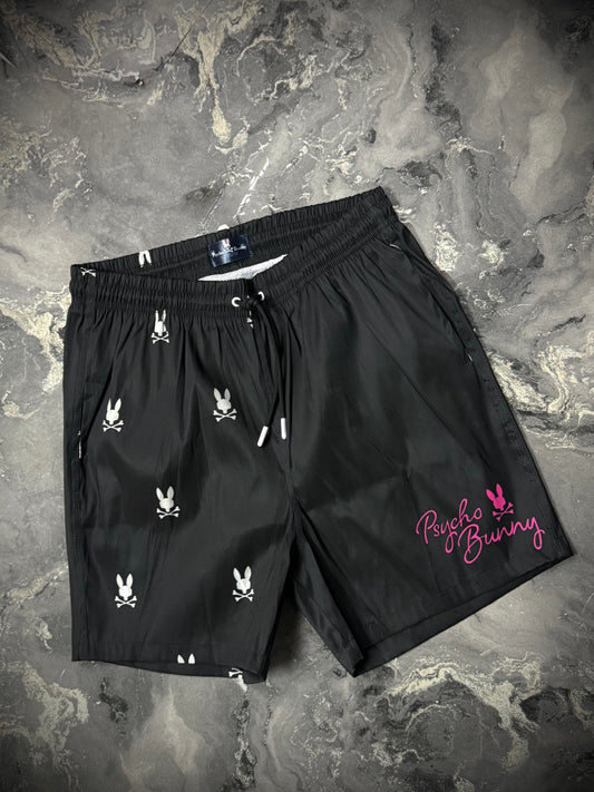 PANTALÓNETA PLAYERA PYSCHO BUNNY LETRA ROSADA