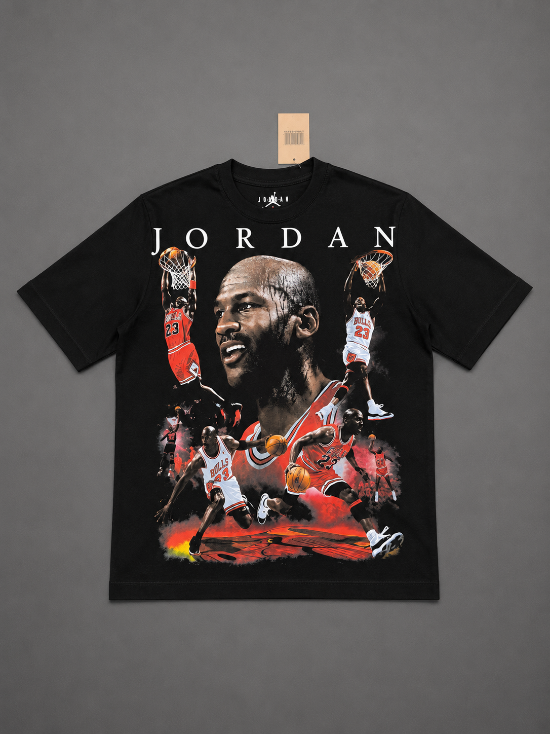 CAMISETA JORDAN NEGRA 004