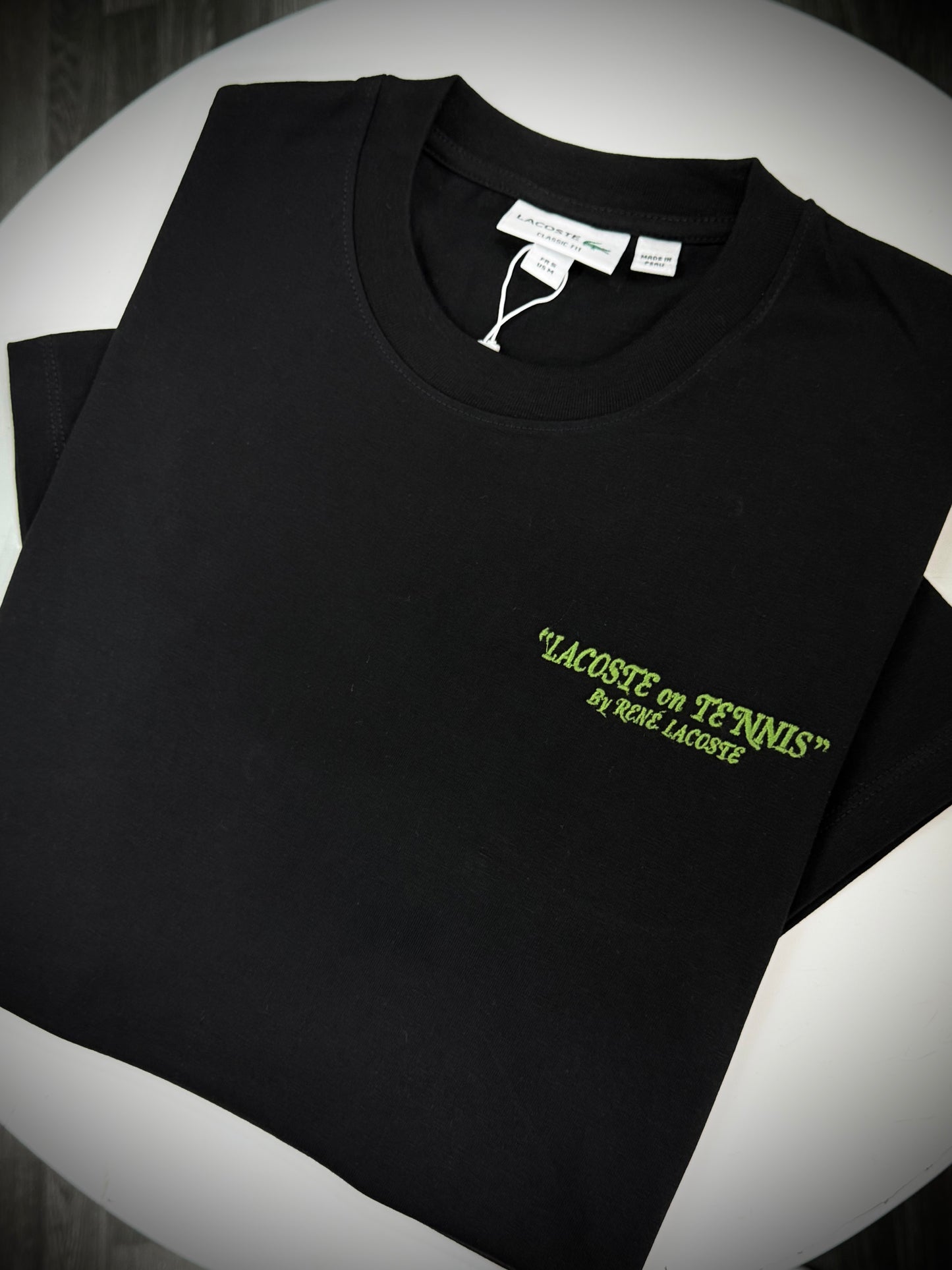 CAMISETA LACOSTE PERUANA RAQUETA