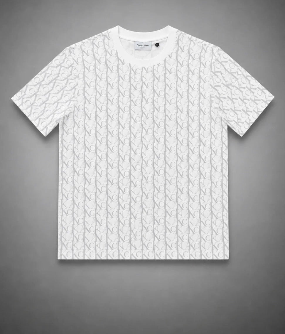 CAMISETA CALVIN KLEIN BLANCA MONOGRAMA