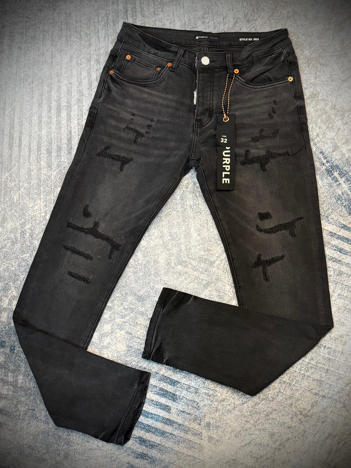 JEANS PURPLE NEGRO PB102