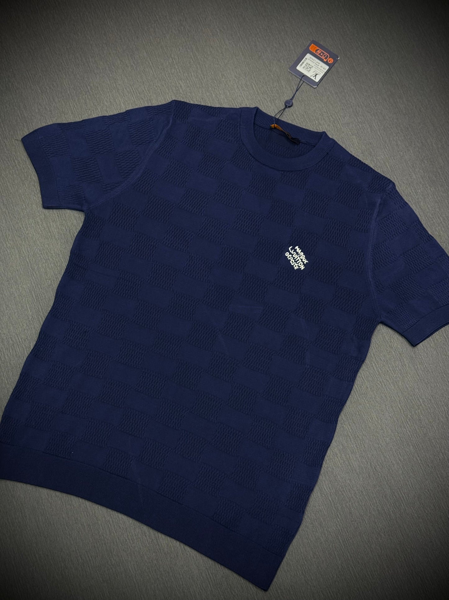 CAMISETA TURCA LOUIS VUITTON TEJIDA AZUL