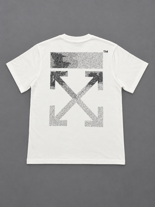 CAMISETA OFF WHITE TURCA BLANCA NEGRO