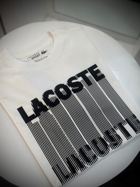 CAMISETA LACOSTE LINEAL