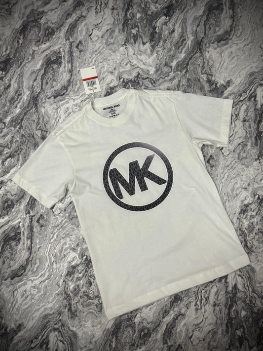 CAMISETA MICHAEL KORS BLANCA LOGO CIRCULAR