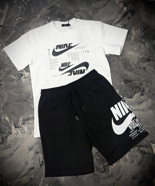 CONJUNTO NIKE NEGRO BLANCO