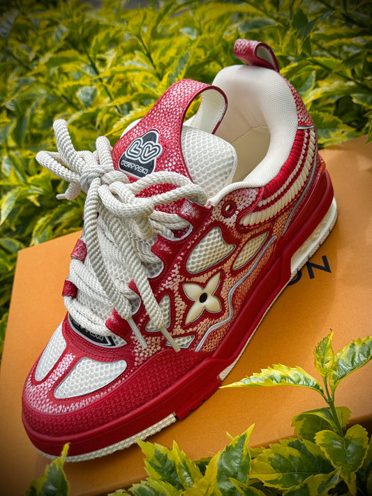 ZAPATOS TURCOS LOUIS VUITTON SKATE ROJOS