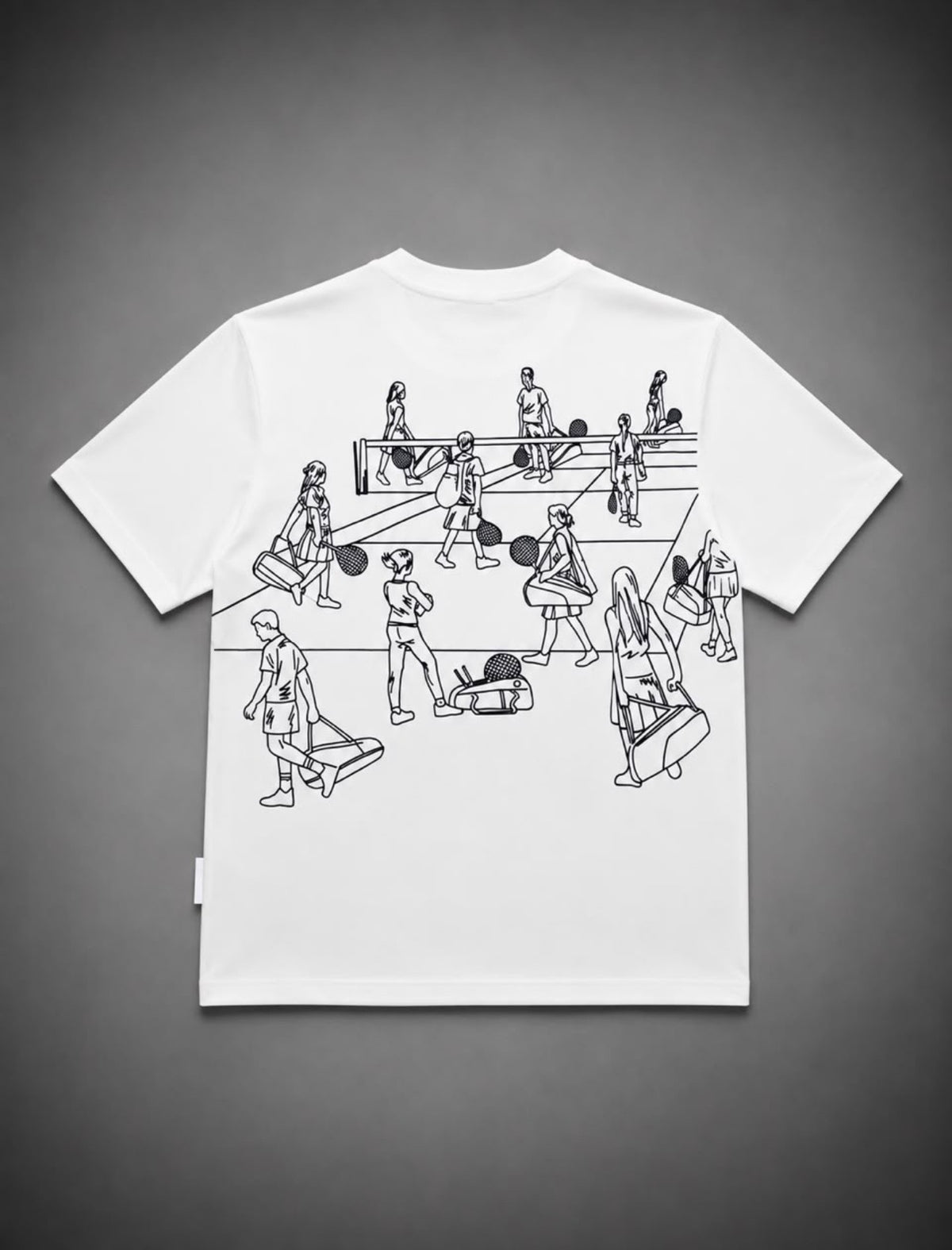 CAMISETA LACOSTE BLANCA TENNIS
