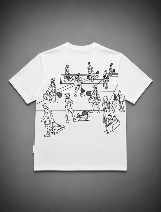 CAMISETA LACOSTE BLANCA TENNIS