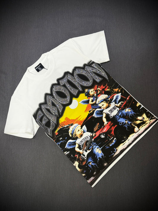 CAMISETA MIXED EMOTION 002 BLANCA