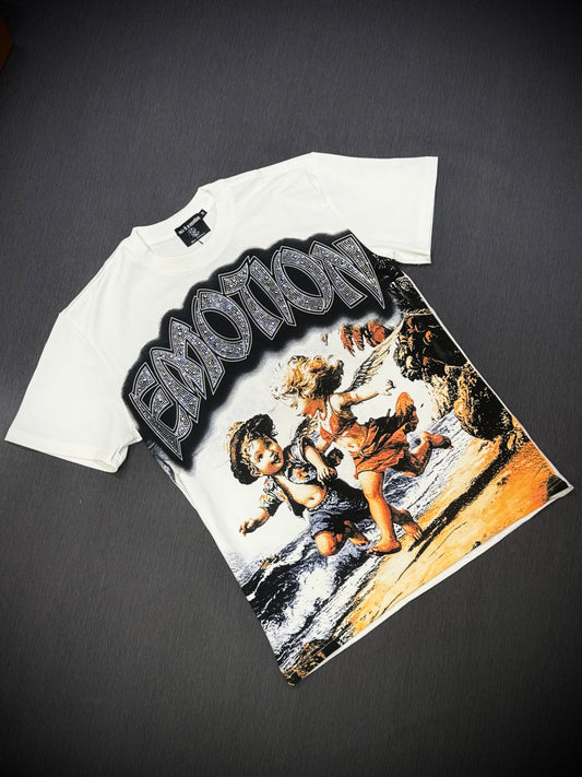 CAMISETA MIXED EMOTION BLANCA