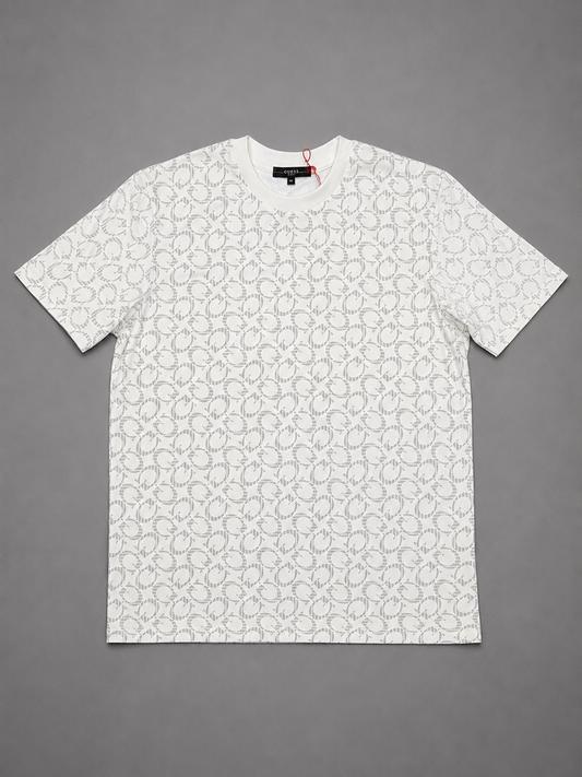 CAMISETA GUESS BLANCA LOGO GRIS