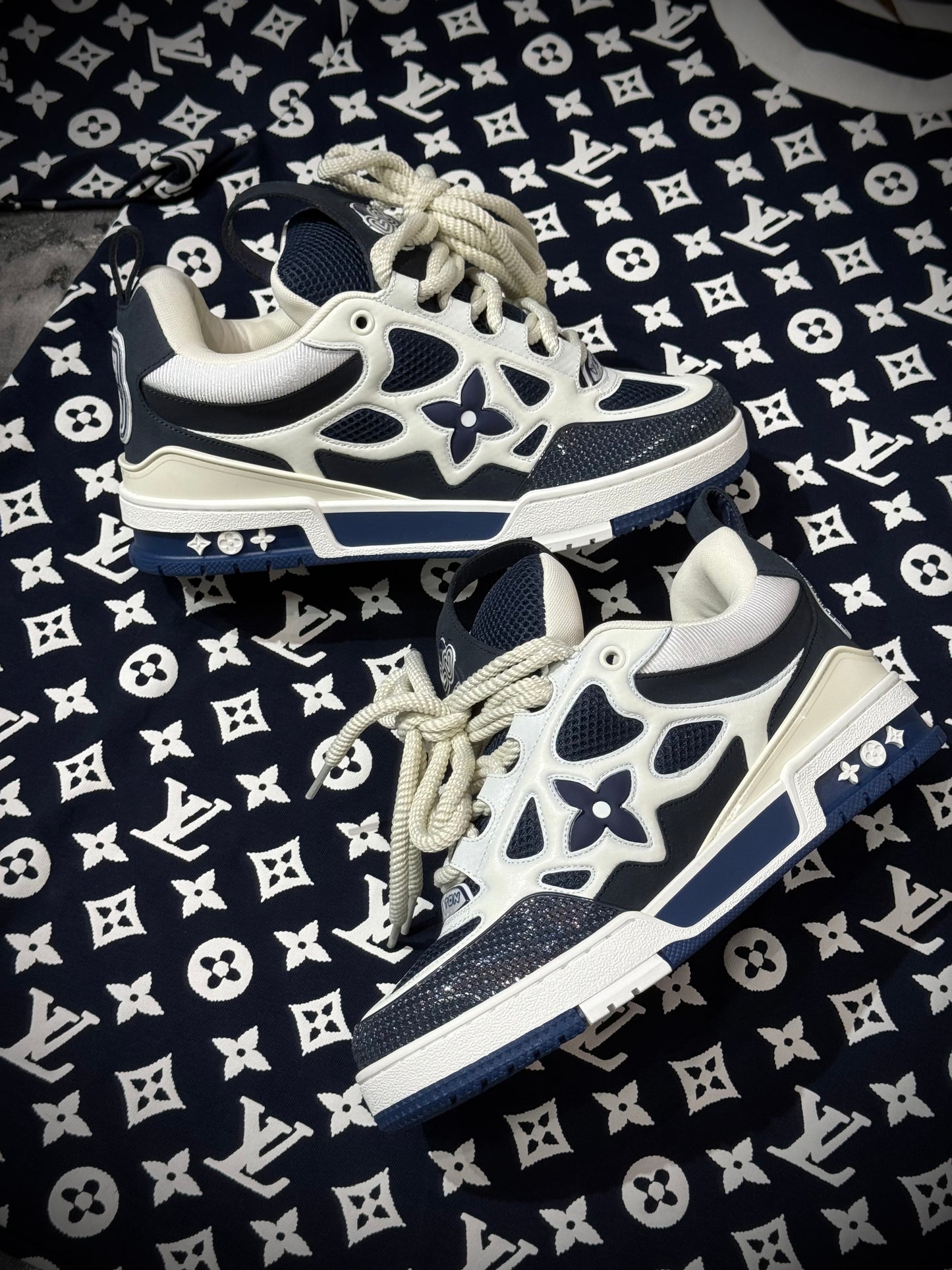 ZAPATOS TURCOS LOUIS VUITTON SKATE AZUL