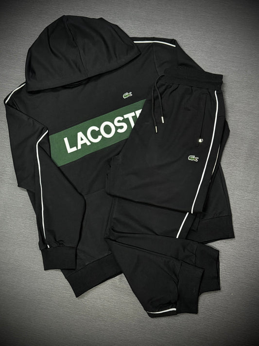 CONJUNTO LACOSTE NEGRO VERDE