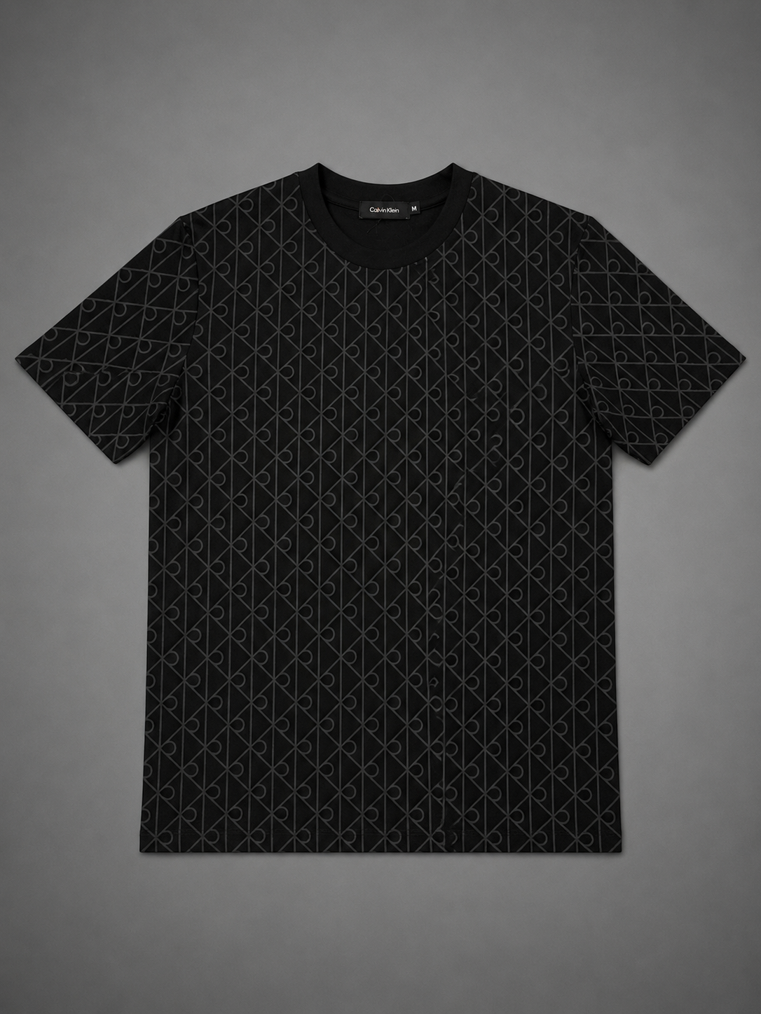 CAMISETA CK LOGO GRIS