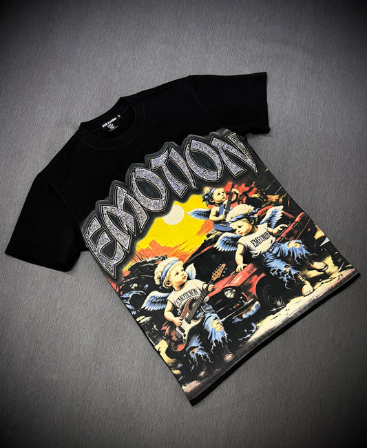 CAMISETA MIXED EMOTION 002 NEGRA
