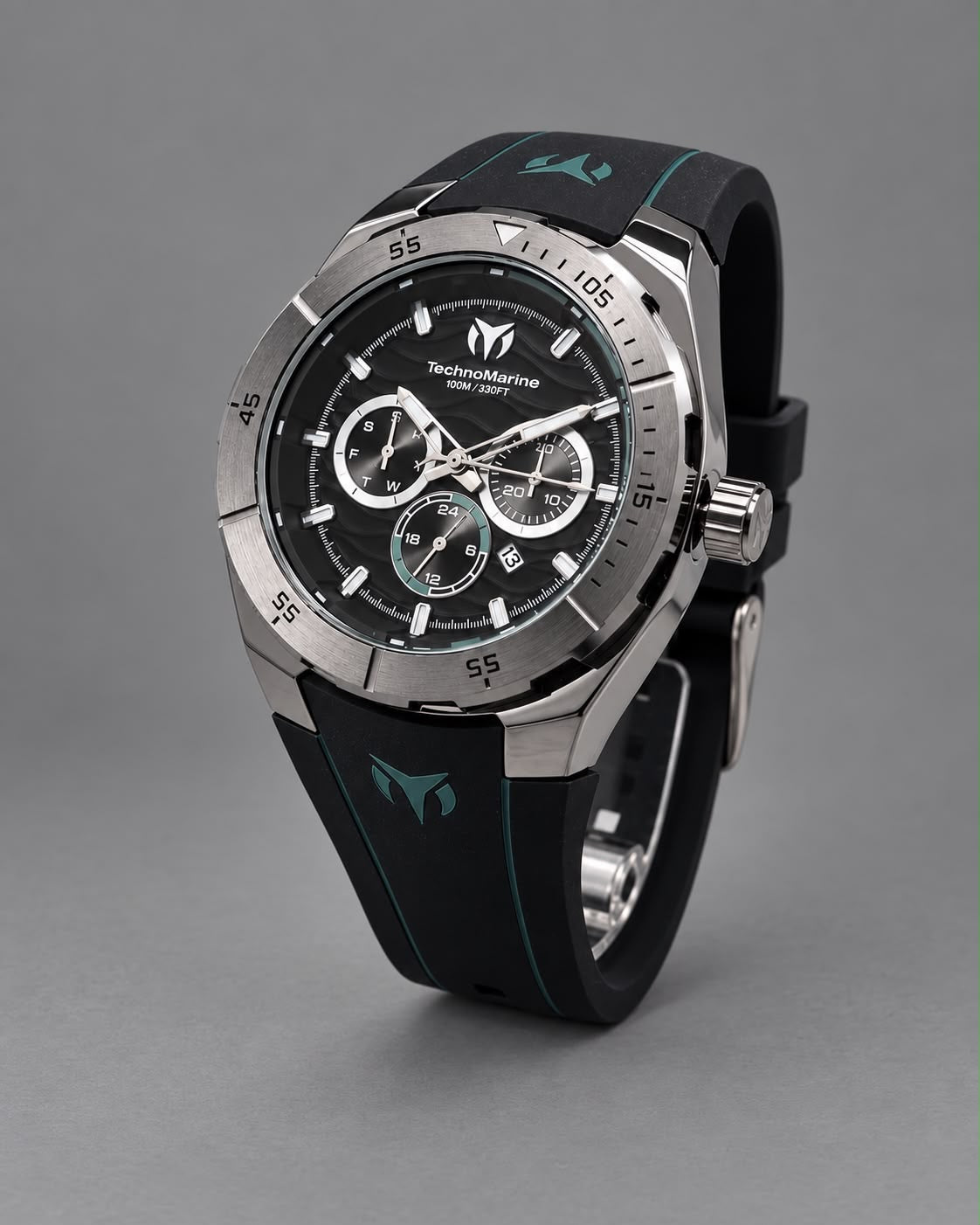 RELOJ TECHNOMARINE LOGO COLOR AZUL CIELO