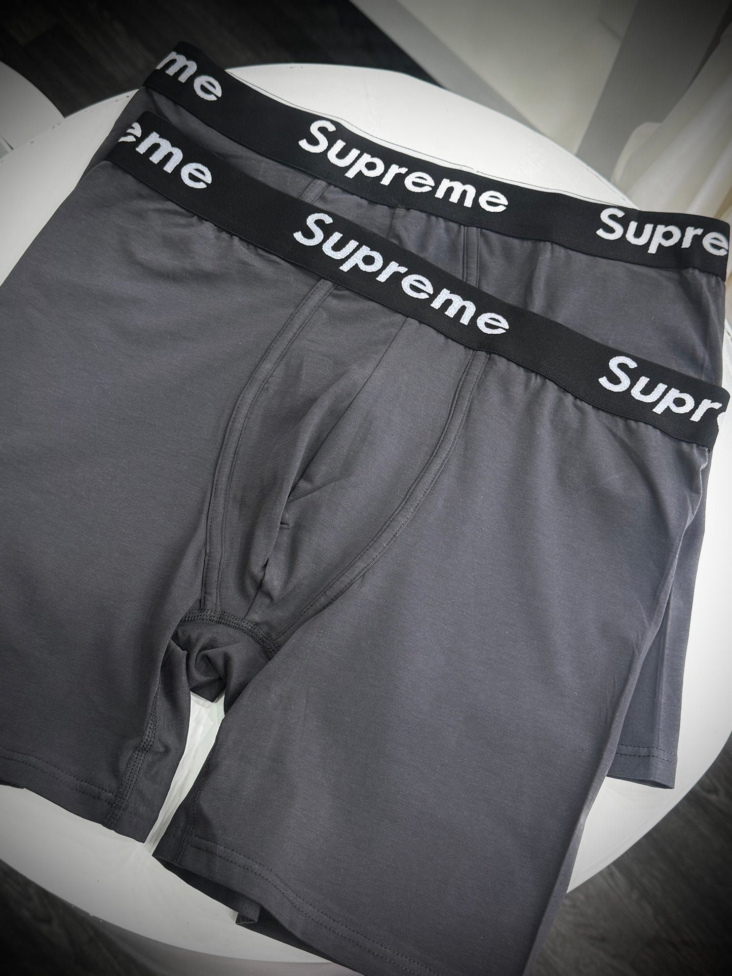 BOXER SUPREME GRIS NEGRO