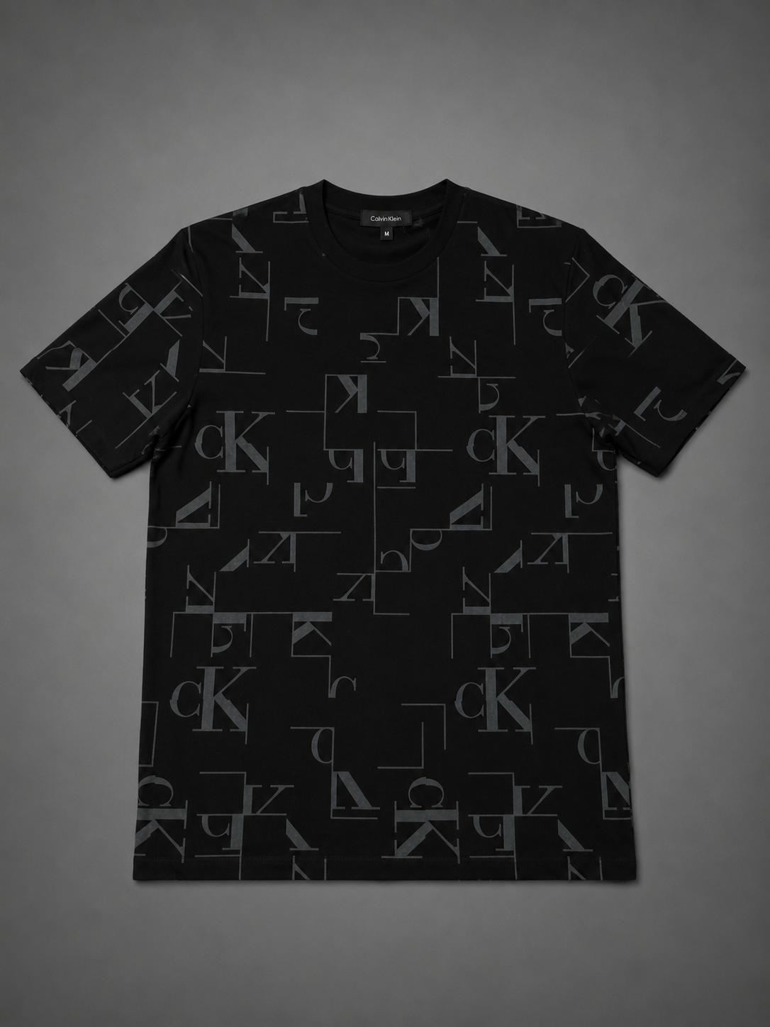 CAMISETA CK LOGO GRIS