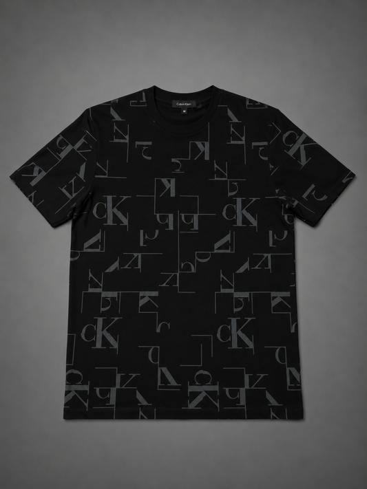 CAMISETA CK LOGO GRIS
