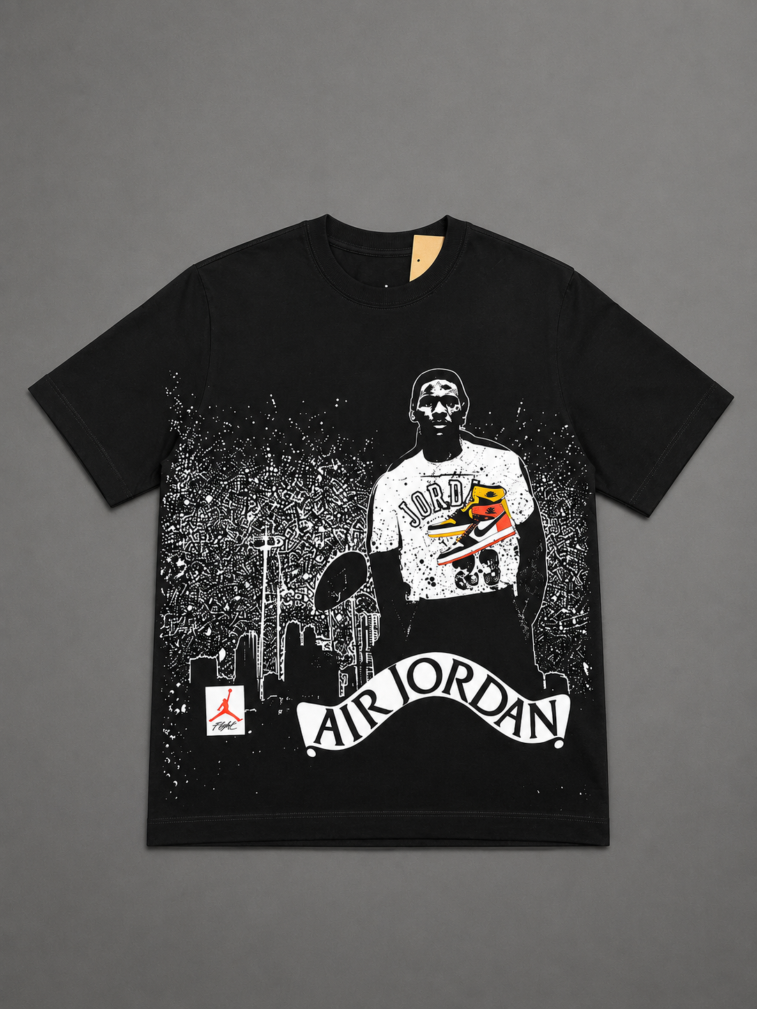 CAMISETA JORDAN NEGRA 003