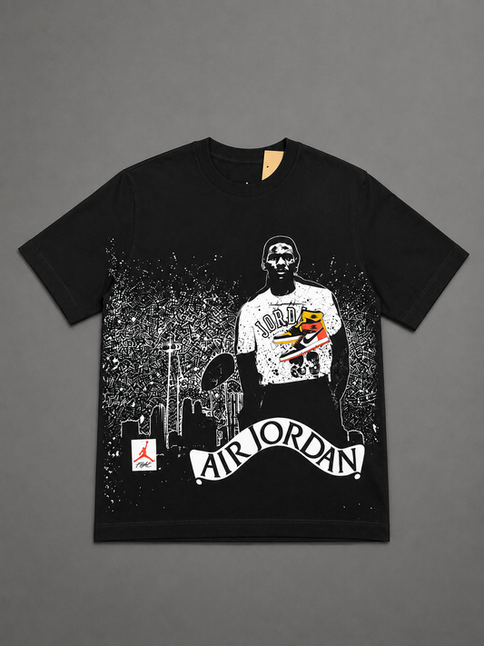 CAMISETA JORDAN NEGRA 003