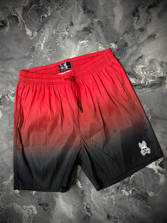 PANTALÓNETA PYSCHO BUNNY NEGRA ROJA