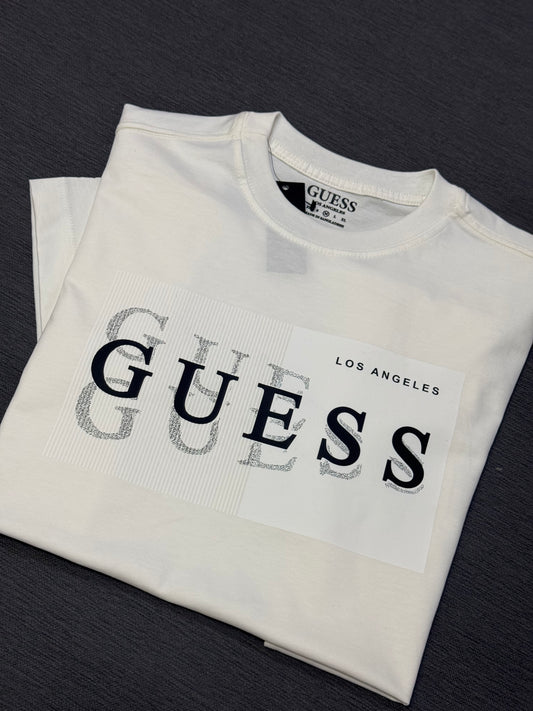 CAMISETA GUESS BLANCA LA
