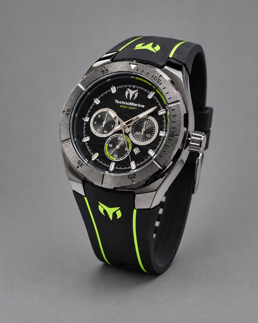 RELOJ TECHNOMARINE LOGO COLOR VERDE