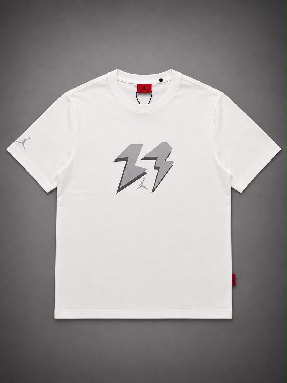 CAMISETA JORDAN BLANCA 23 GRIS