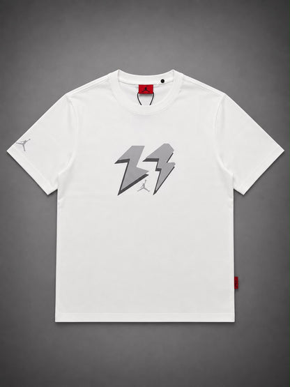 CAMISETA JORDAN BLANCA 23 GRIS