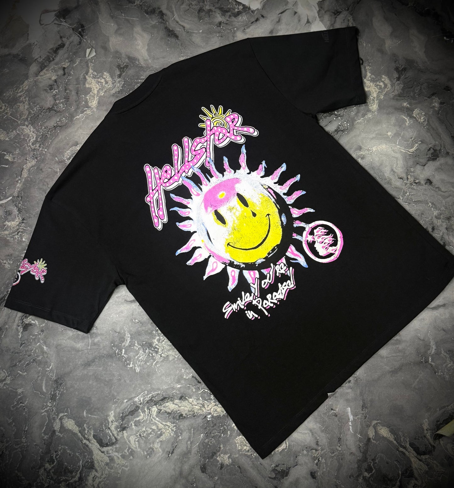 CAMISETA HELLSTAR SOL MORADO