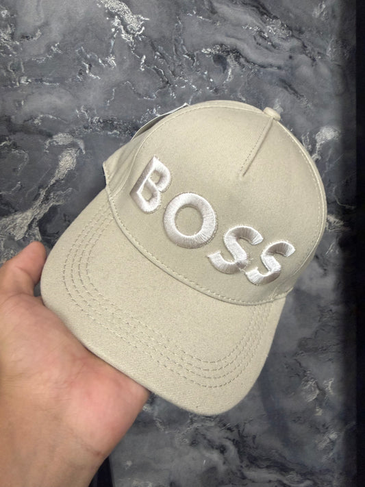 GORRA BOSS BEIGE