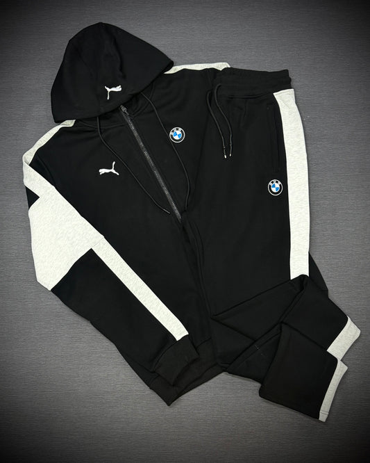 CONJUNTO PUMA BMW NEGRO GRIS