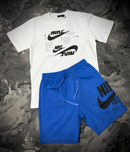 CONJUNTO NIKE BLANCO AZUL