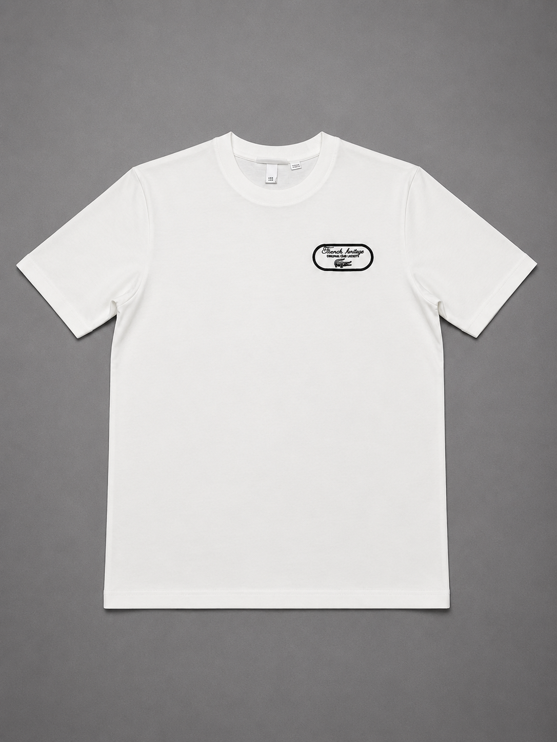 CAMISETA LACOSTE BLANCA GAME SET