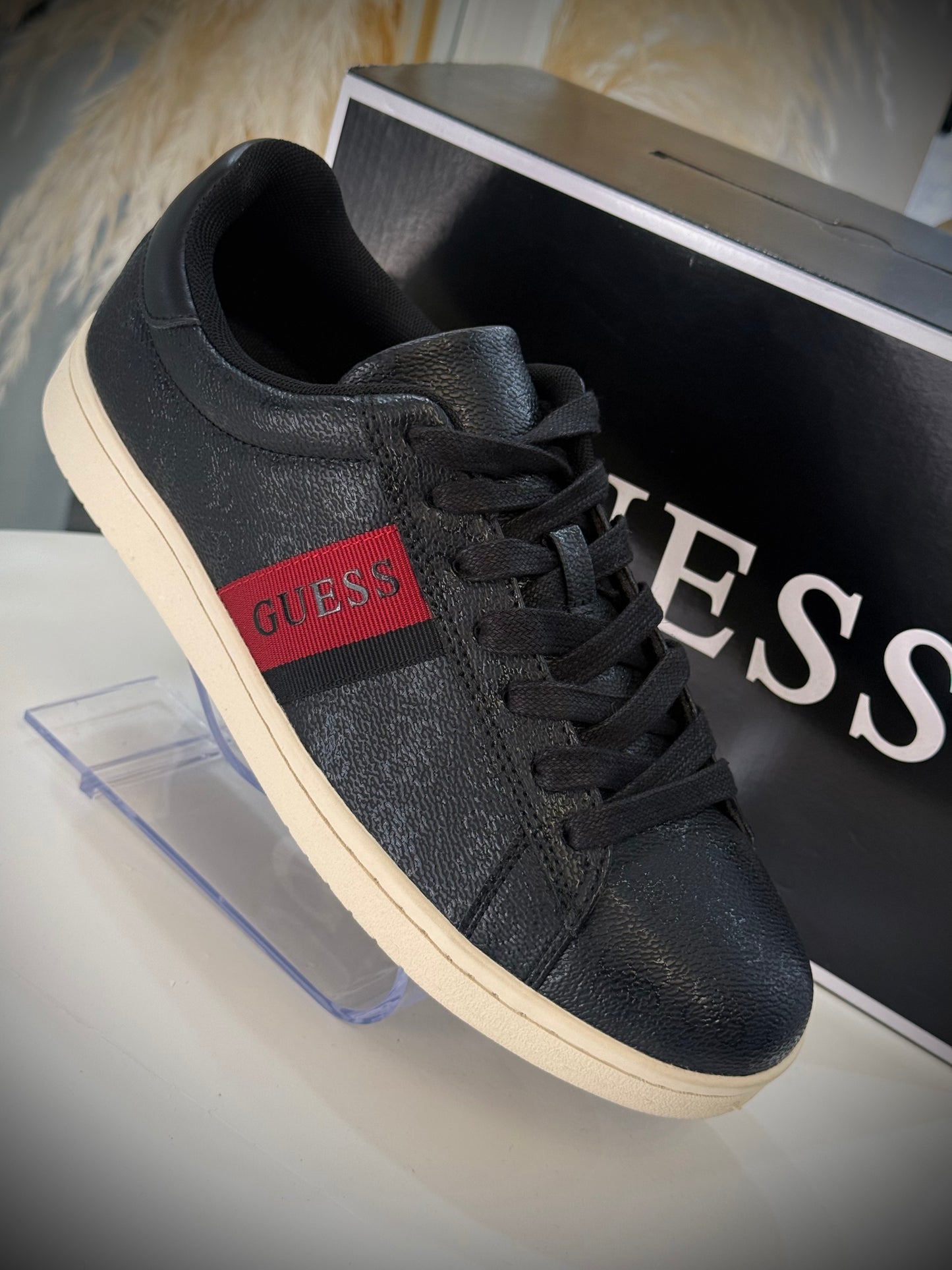 ZAPATOS GUESS ORIGINALES CINTA ROJA