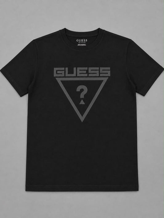 CAMISETA GUESS NEGRA LOGO