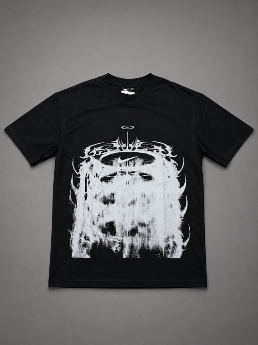 CAMISETA NIKE NEGRO LOGO BLANCO